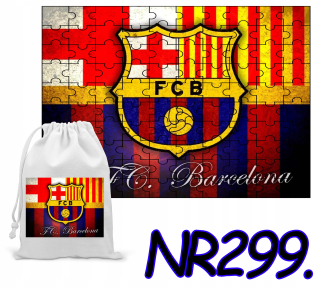 PUZZZLE 192 KUSOV BARCELONA FUTBALOVÝ DARČEK + TAŠKA S POTLAČOU